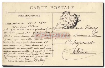 MARSEILLE — Plaża Prado — Wydawnictwo Nowe Galerie — Rewers