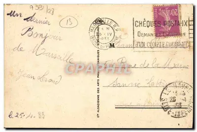 Marseille — Rue de la République i Quai du Port — n°21 — Rewers