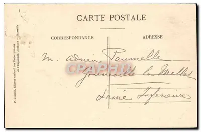 Jezioro i Wieże Pałacu Indochiny — Wystawa Krajowa Kolonialna w Marsyludze 1922 — F. Detaillé, fotograf i wydawca — Rewers