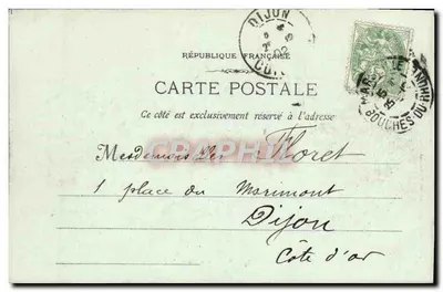 Marseille - 8 - La Cannebière — Chodotyde E. Laguay, 44 rue Toinhuanou — Rewers