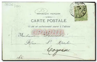 Marseille — O Caisso de Embarque dos M.M. — R. Jacoub, fot. — Verso