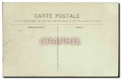 Marseille - A Rua Cannebière — vista da rua com trêmio — L.P. — Verso