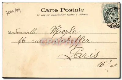 Marseille — Pałac Giełdy — Wyd. B.F. n°118 — Rewers
