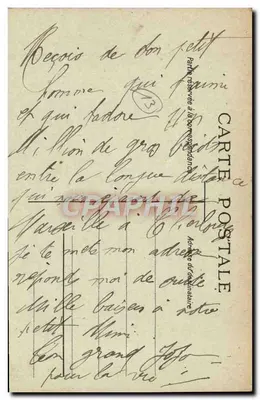 Marseille — Przywitanie z serca — Wydawca nieznany, N° 8012 — Rewers