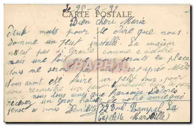 MARSEILLE — La Canebière — Wydawca Rémy Fix, n° 4173 — Rewers