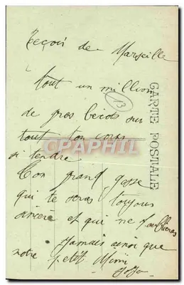 MARSEILLE - Quai des Belges i Rue Cannebière — C.C. — Rewers
