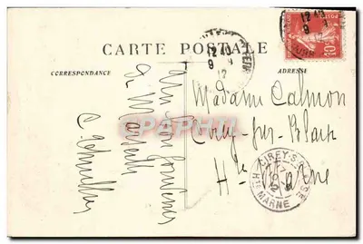 Marseille - Processie van Penitenten naar N.-D. de la Garde (1835) - Onbekende uitgever, serie nr. 107 — Achterkant