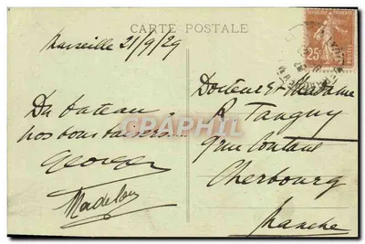 Marseille - Nossa Senhora da Guarda — Basílica da Guarda, edição especial da Basílica, n° XXVI — Verso