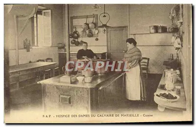 Hospice das Senhoras do Calvaire de Marselha — Cozinha — S.A.P.