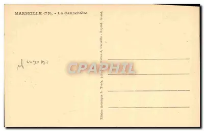 Marseille (73) - La Cannebière — Wydawnictwo Artystyczne A. Tardy — Rewers