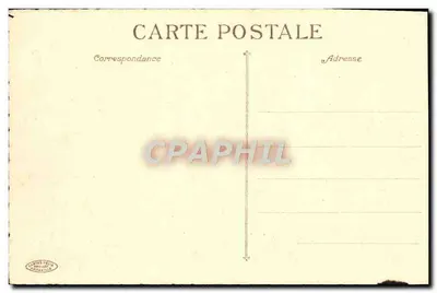 Marseille - Most Przeciwprądowy — widok z portu z łodziami i pieszymi — Cartes Pelle, Marseille — Rewers