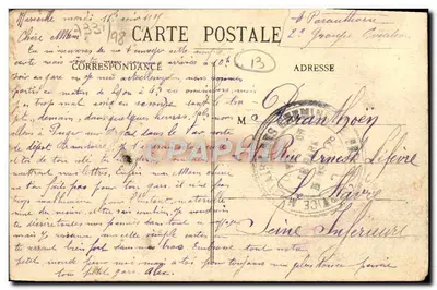 Marseille — Brama Aix — wydawca nieznany, n° 11 — Rewers