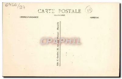 Marseille — Ogólny widok na N.-D. de la Garde — n° 58 — Rewers