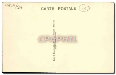 Marseille - Calçadão do Porto e Ponte Transbordadora — Mireille, n°62 — Verso