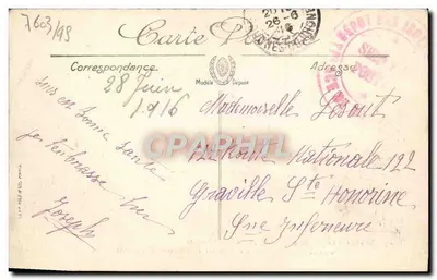 Marseille — Plac Oręża i Arc de Triomphe — Selecta — Rewers
