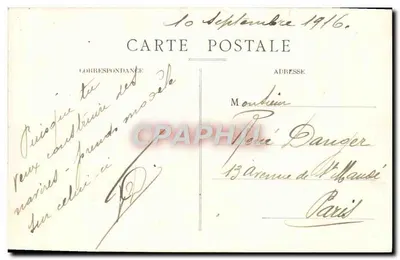 Marseille — O Courrier da Méditerânea — E. L. — Verso