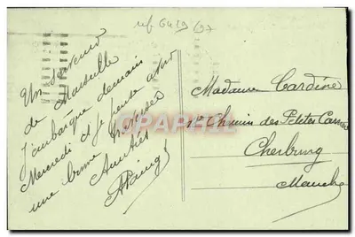 Marselha — Nossa Senhora da Guarda — editor desconhecido — Verso