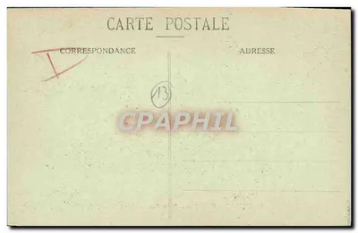 Marseille - Old Port and Notre-Dame de la Garde - E. L. — Back