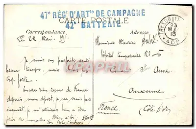 Marseille — Ascenseurs de N.D. de la Garde. Éditeur : Imprimerie de Marseille, n°6 — Verso