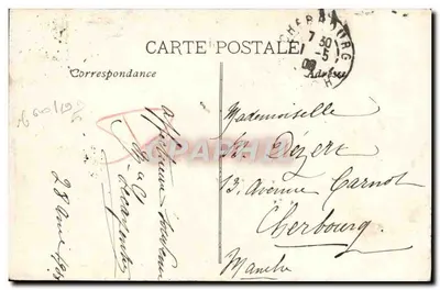 Marsylija — La Cannebière — Wydawnictwo E.B. — Rewers
