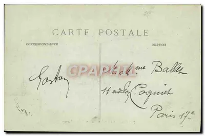 Marseille — Pałac Longchamp — wydawca nieznany, nr 7 — Rewers