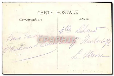 Marselha — Canal Saint Jean & Catedral — Editor BEDEL & Cie — Verso