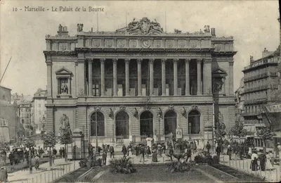 Marselha - O Palácio da Bolsa — Fototipo E. Laccur Marselha, n°10