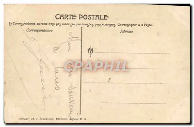 Marsiglia — Esposizione Coloniale 1906 — Palazzo di Madagascar — Verso