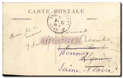 Marseille - La Pointe de Maldormé — wydawca: Nouvelles Galeries, nr 81 — Rewers