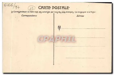 Marseille — Exposição Colonial de 1906 — O Grande Palácio — Verso