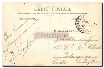 Marseille - Krenele Dolnego Fortu Świętego Mikołaja — wydawca P. B. T. Francuska, nr 132 — Rewers