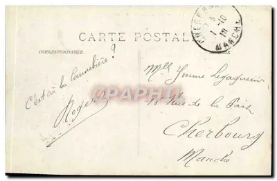 Marseille — La Cannebière, ulica Quai de la Fraternité — P. Kuat, wyd. Marseille — nr 1164 — Rewers