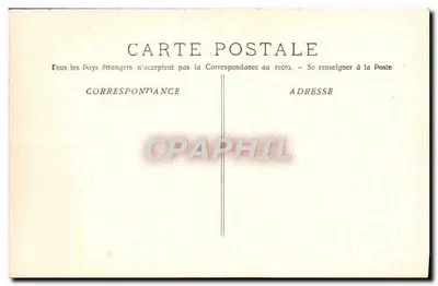 Marselha - A Praça Castellane — Obélisco central, carruagens a cavalo — Fototipia R. Laour, Marselha, n°78 — Verso