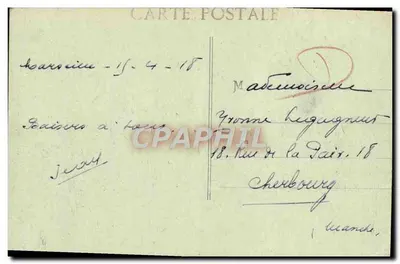 Marsella — Abadía de San Víctor — E L. — Reverso
