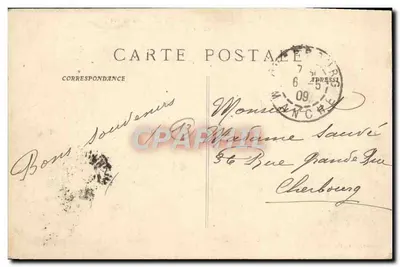 Marselha — Entrada do Velho Portos e o Ponte de Transbordo — P. Rüay, editor, Marselha — Verso