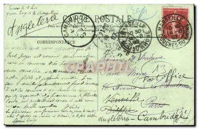 Marseille — Widok na Quai de la Fraternité — wydawca PICON, n°40 — Rewers
