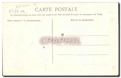 Caen — Binnenkant van de Kerk van Sint Etienne — L. D. — Achterkant