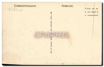 Caen — Igreja de São Etienne (Abadia dos Homens) — Lado da Abside e o Liceu — ND — Verso
