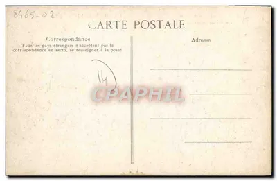 Caen — Ogólny widok kościoła Vaucelles — Normandia — Rewers