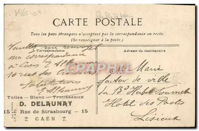 Caen. Église Saint-Pierre et le Jardin — éditeur L.V. & Cie, n°14 — Reverso