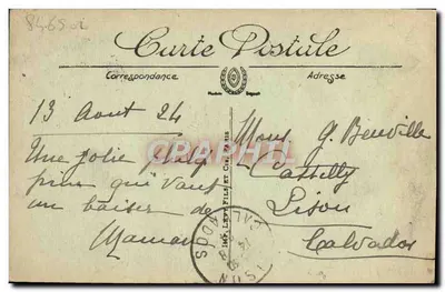 CAEN — Katedra Świętego Piotra, widok z bulwaru — LL. — Rewers