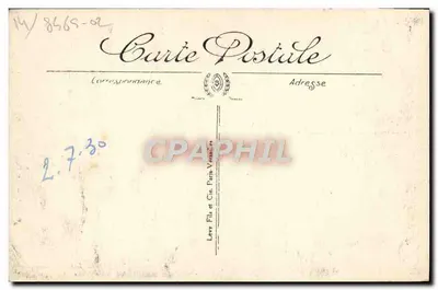 Caen — Le Pont-Levis du Château et l'Église Saint-Pierre — I.L. nr 232 — Rewers