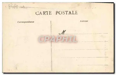Caen - Ulica i Katedra św. Piotra — Zbiór A.D. — nr 110 — Rewers
