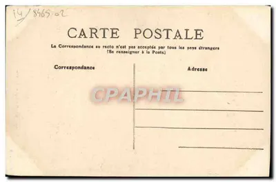 CAEN - Igreja de São Pedro — interior da nave — Edição P. R. n° 69 — Verso
