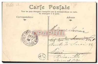 Caen — L'Église Saint-Pierre — éditeur anonyme, n°4 — Verso