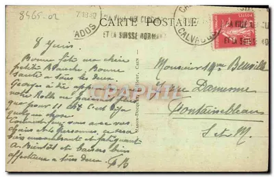 Caen — Starszy Hotel de Than — wydawca Maison Doguet, nr 162 — Rewers