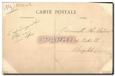 CAEN — Pomnik Mobilów — Wydawca P. R. nr 141 — Rewers