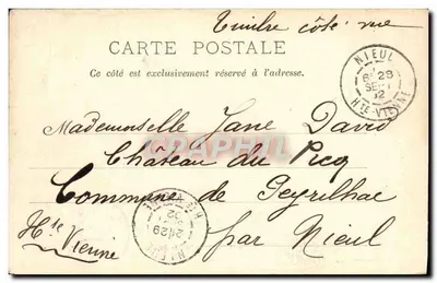 Caen — Pałac Sądowy — J. Bréchet, wyd. Caen, nr 163 — Rewers