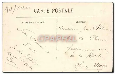 Caen — Plac Republiki — LL — Rewers
