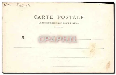 Caen — De Prefectuur — L. D. Halibut, gedrukt door Valois — Achterkant